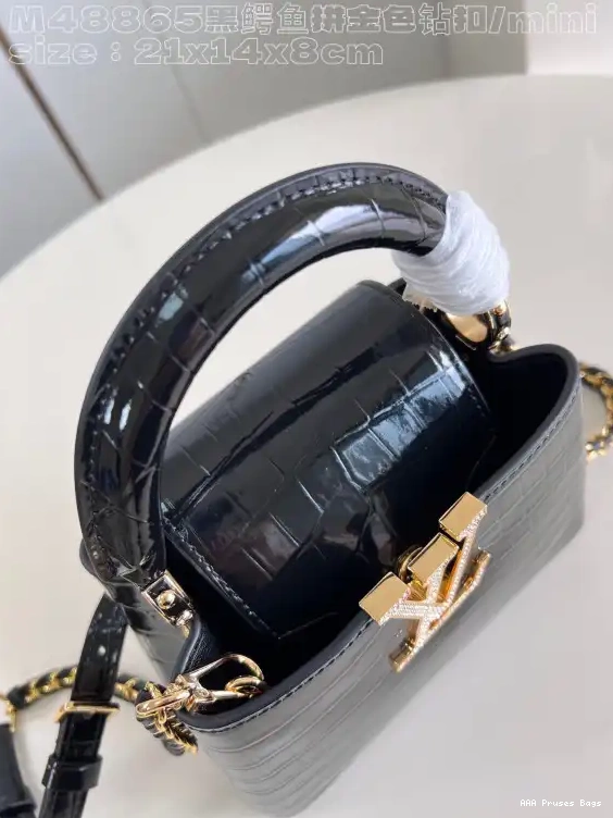 AAA Replica Ru CAPUCINES VUITTON LOUIS MINI-21*14*8CM 0529